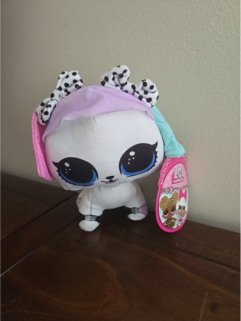 LOL Surprise Pets Cat Plush Dog Bows Cute Kitty Stuffed Animal Toy MGA New 6"
